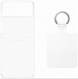 Оригинален Калъф за Samsung Z Flip 4, Clear Cover with Ring Case EF-OF721CTEGWW, Прозрачен (6)
