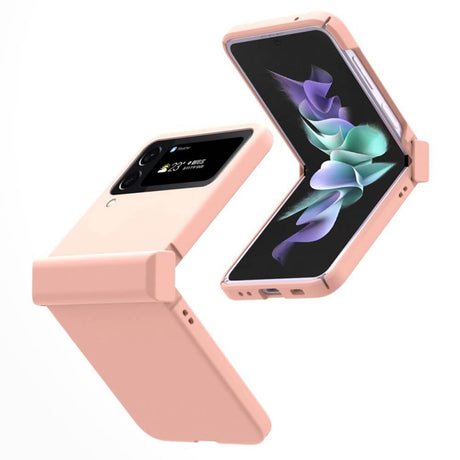 Калъф с Предпазител за Samsung Galaxy Z Flip 4, GKK Hinge Case, Розов (2)