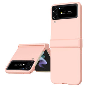 Калъф с Предпазител за Samsung Galaxy Z Flip 4, GKK Hinge Case, Розов