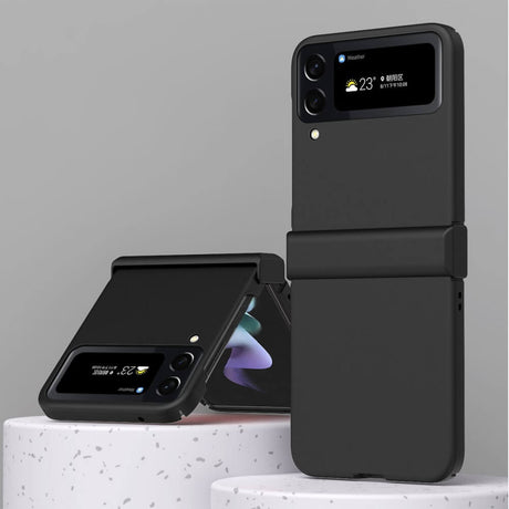 Калъф с Предпазител за Samsung Galaxy Z Flip 4, GKK Hinge Case, Черен (3)