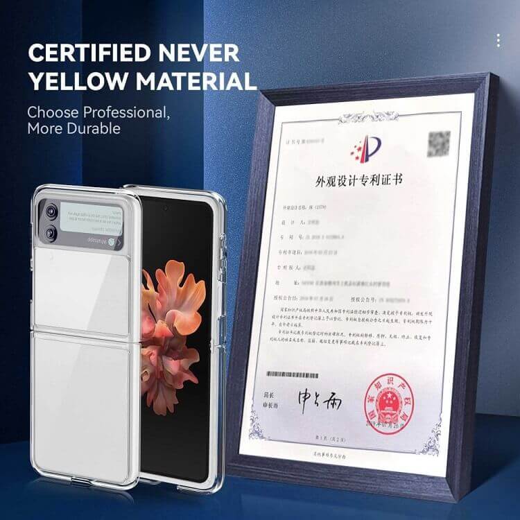 Калъф за Samsung Galaxy Z Flip 4, Forcell Clear Case, Прозрачен (6)