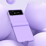 Калъф с Предпазител за Samsung Galaxy Z Flip 4, GKK Hinge Case, Лилав (5)