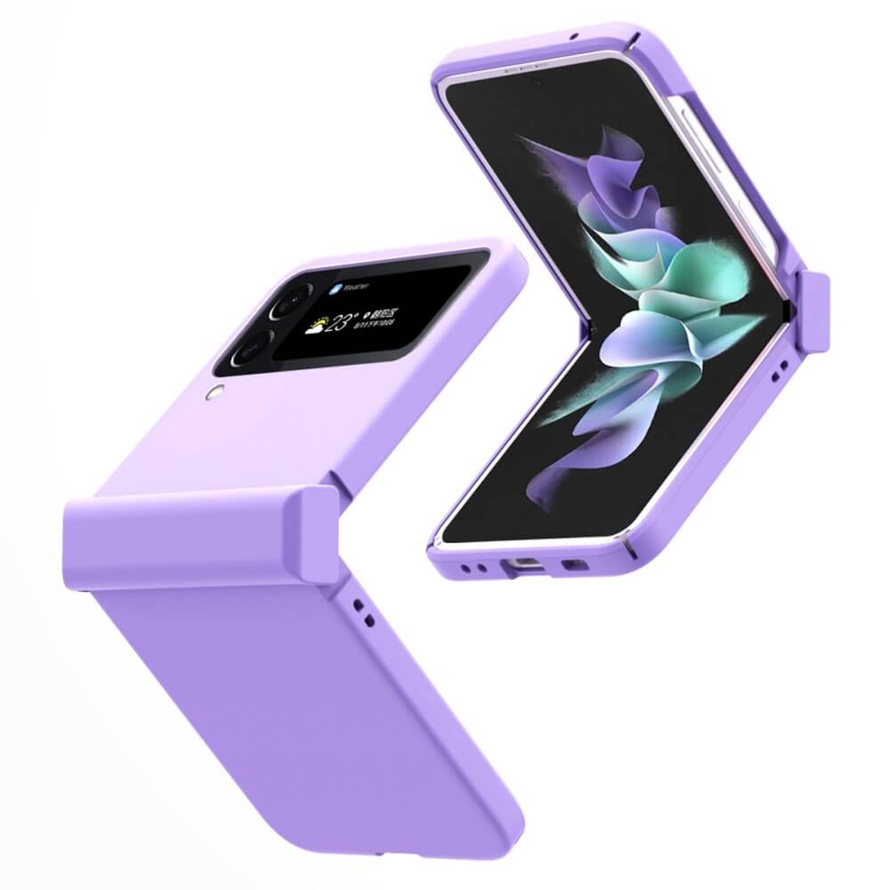 Калъф с Предпазител за Samsung Galaxy Z Flip 4, GKK Hinge Case, Лилав (2)