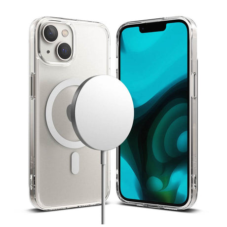 Magsafe Калъф за iPhone 14 Plus, Ringke Fusion Matte Case, Прозрачен (2)