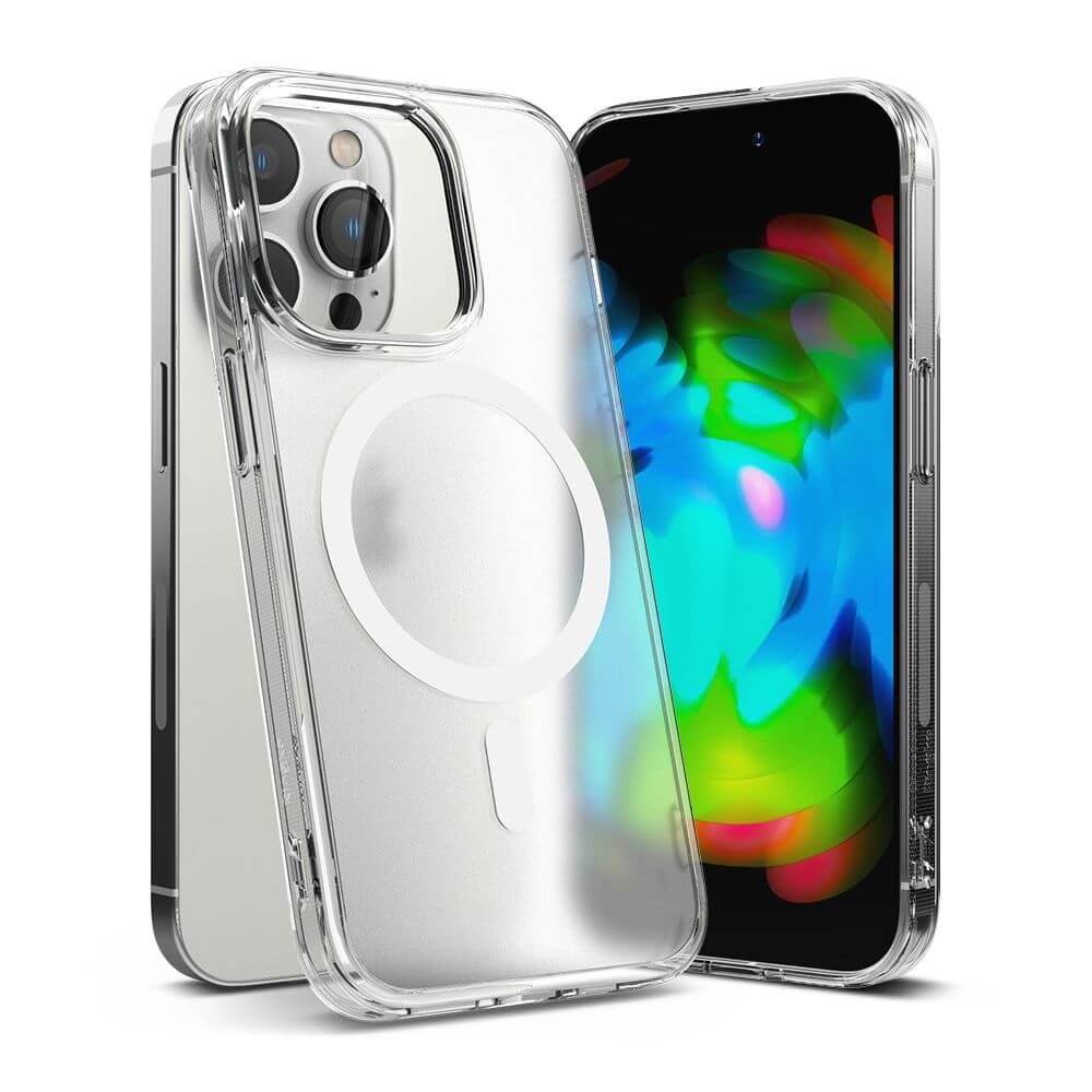 Magsafe Калъф за iPhone 14 Pro, Ringke Fusion Matte Case, Прозрачен (2)
