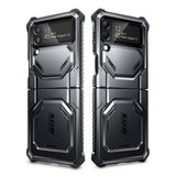 Противоударен Калъф за Samsung Z Flip 4, Supcase Iblsn ArmorBox, Черен (2)
