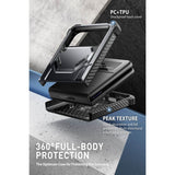 Противоударен Калъф за Samsung Z Flip 4, Supcase Iblsn ArmorBox, Черен (7)