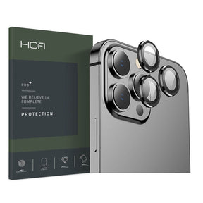 Протектор за Камерата на iPhone 14 Pro Max, Hofi CamRing Glass, Черен