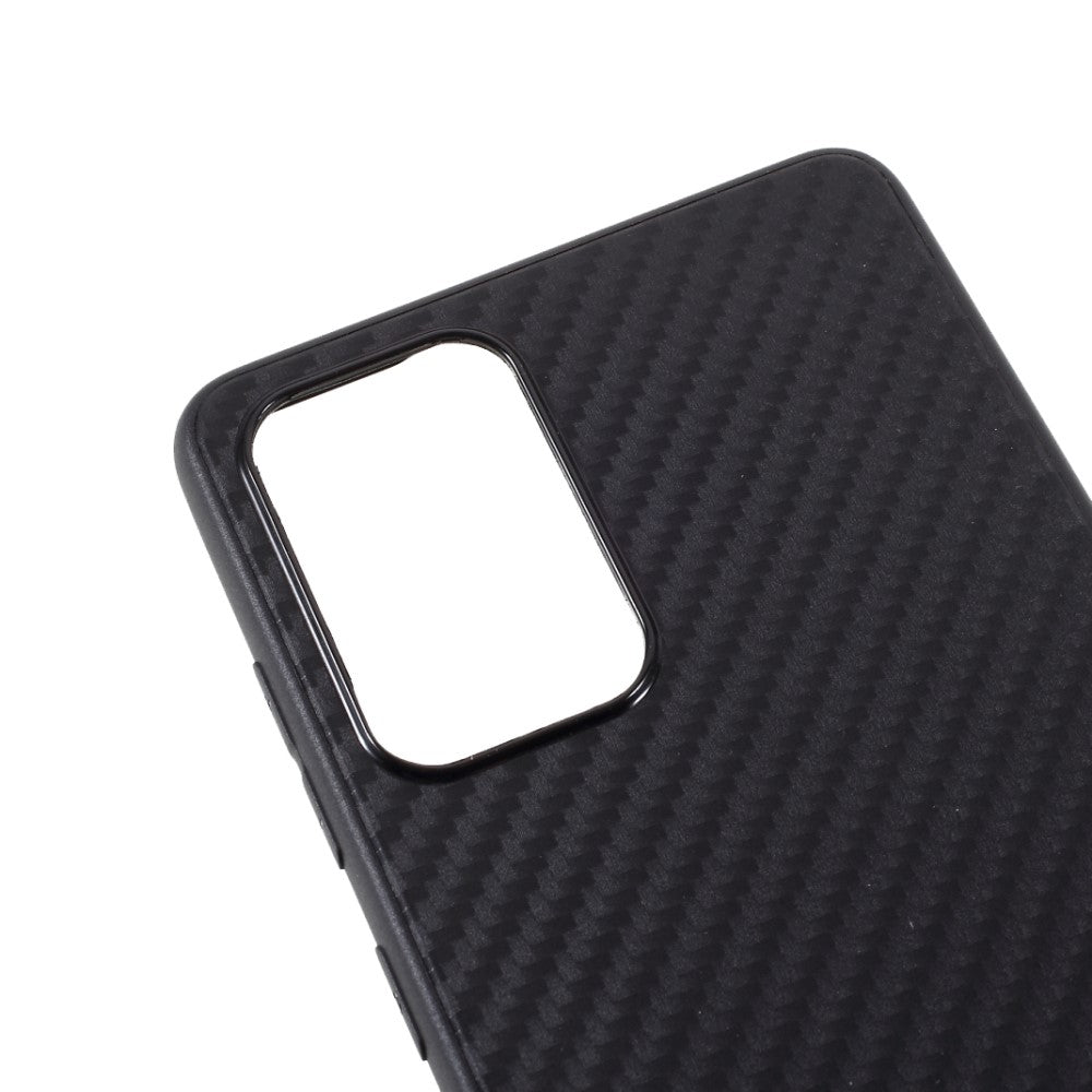 Тънък Силиконов Калъф за Samsung A22 5G, Forcell Fiber Case, Черен (5)