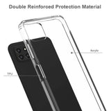 Противоударен Калъф за Samsung A22 5G, Hybrid Clear Case, Прозрачен (5)