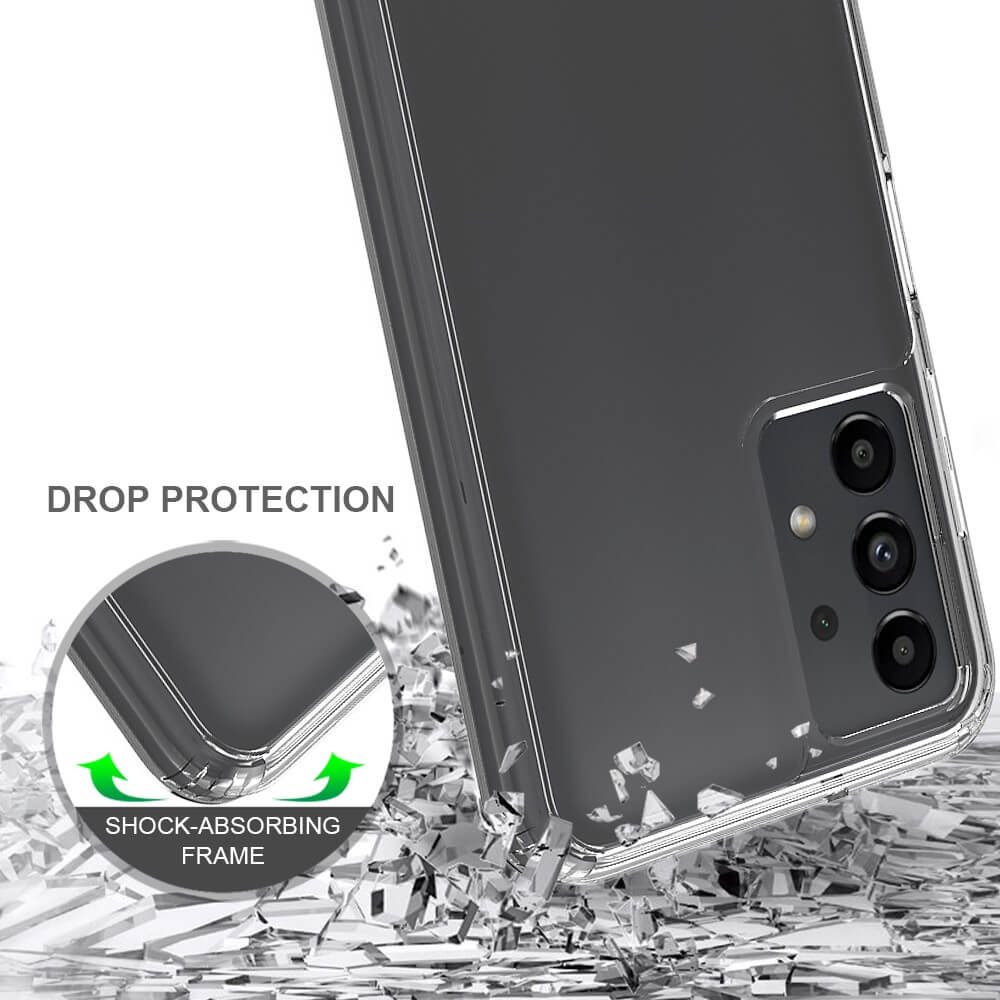 Противоударен Калъф за Samsung A13 4G, Hybrid Clear Case, Прозрачен (4)