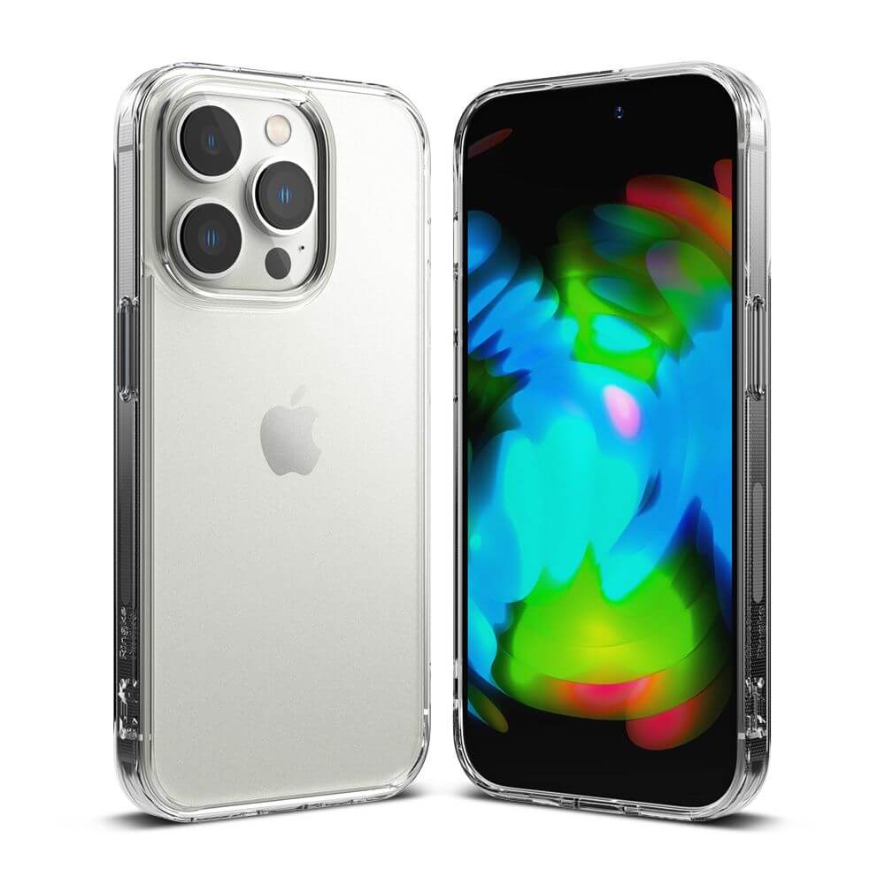 Матов Калъф за iPhone 14 Pro, Ringke Fusion Matte Case, Прозрачен (2)