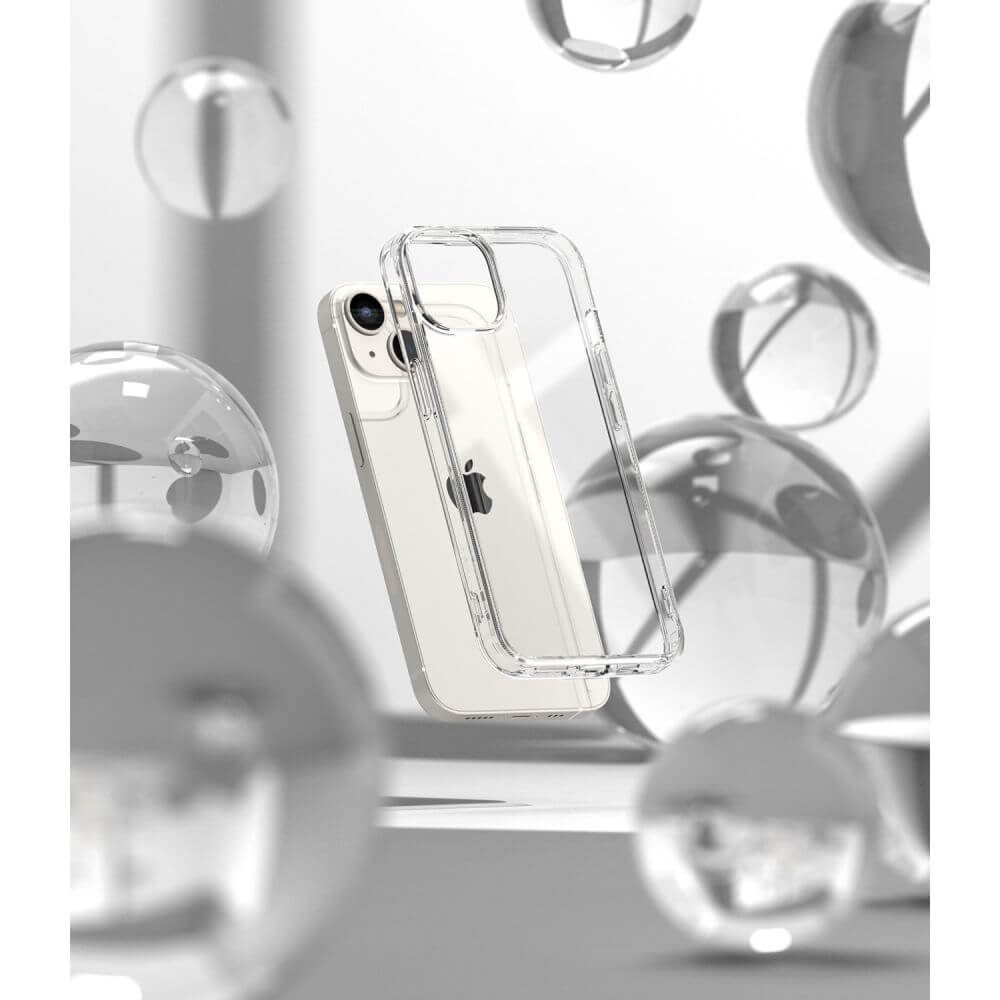 Матов Калъф за iPhone 14, Ringke Fusion Matte Case, Прозрачен (8)