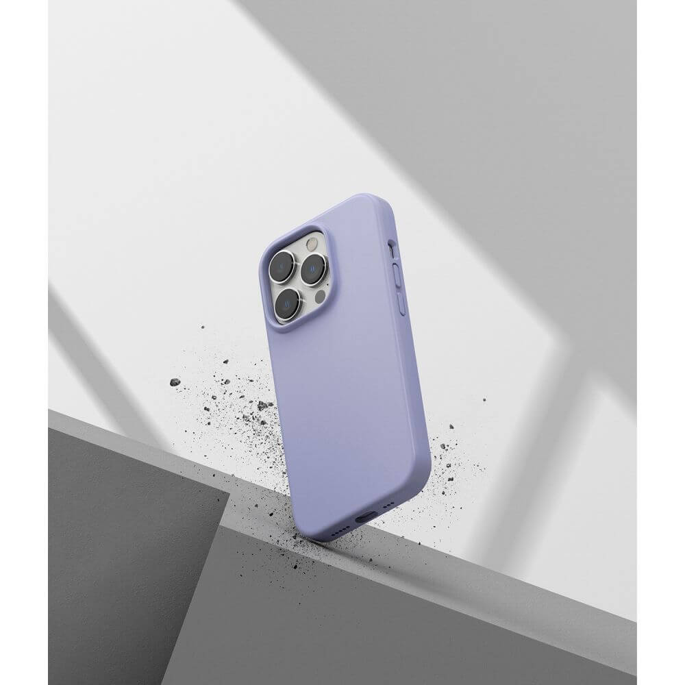 Силиконов Калъф за iPhone 14 Pro Max, Ringke Silicone Case, Лилав (4)