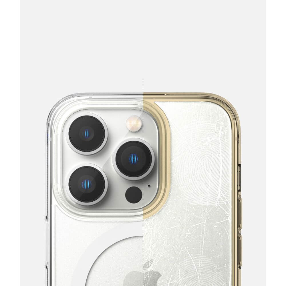 Magsafe Калъф за iPhone 14 Pro Max, Ringke Fusion Matte Case, Прозрачен (5)