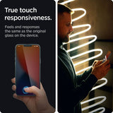 Anti-Spy Стъклен Протектор за iPhone 14, Spigen Privacy Glass, Прозрачен (3)