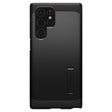 Противоударен Калъф с Поставка за Samsung S22 Ultra, Spigen Tough Armor Case, Черен