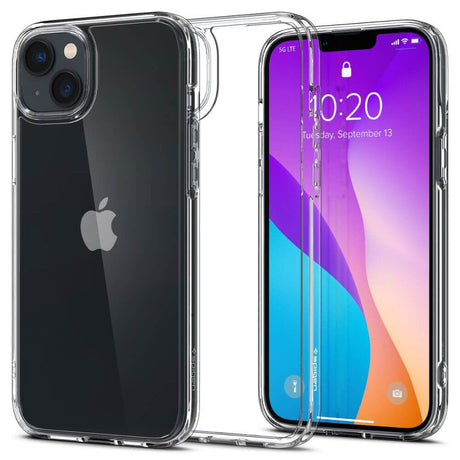Противоударен Калъф за iPhone 14 Plus, Spigen Ultra Hybrid Case, Прозрачен