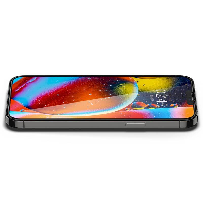 Стъклен Протектор за iPhone 14 Plus, Spigen Slim HD 5D Glass, Прозрачен (4)