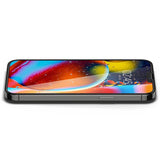 Стъклен Протектор за iPhone 14 Plus, Spigen Slim HD 5D Glass, Прозрачен (4)