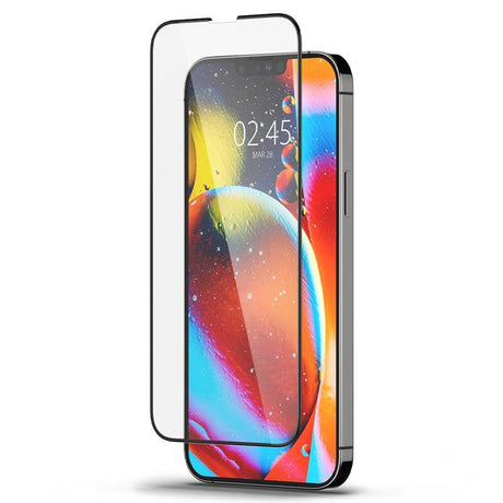 Стъклен Протектор за iPhone 14 Plus, Spigen Slim HD 5D Glass, Прозрачен