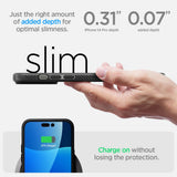 Противоударен Калъф за iPhone 14 Pro, Spigen Liquid Air Case, Черен (9)