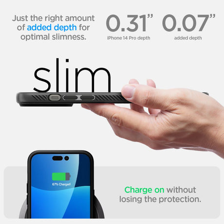 Противоударен Калъф за iPhone 14 Pro, Spigen Liquid Air Case, Черен (9)