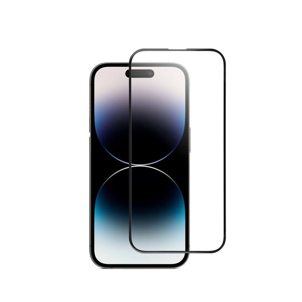 Стъклен Протектор за iPhone 14 Pro, Blue Star 5D Full Glue Glass, Прозрачен (2)