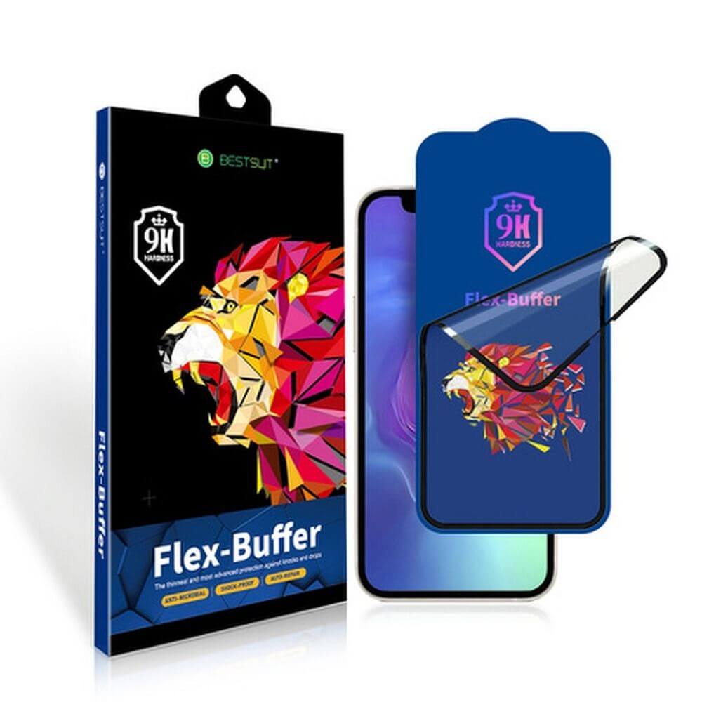 Удароустойчив Протектор за iPhone 14 Plus, Bestsuit Flex-Buffer 5D Glass, Прозрачен