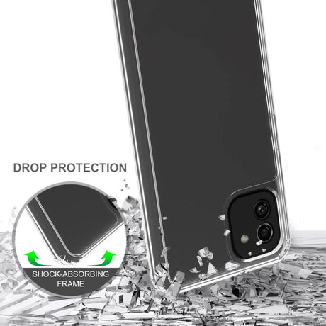 Противоударен Калъф за Xiaomi Redmi 9C, Hybrid Clear Case, Прозрачен (4)