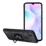 Калъф със Стойка-Пръстен за Xiaomi Redmi 9C, Armor Style Case, Черен (3)