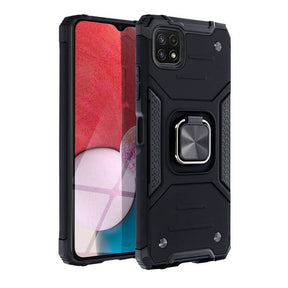 Калъф със Стойка-Пръстен за Samsung A52, Armor Style Case, Черен