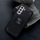 Калъф със Стойка-Пръстен за Xiaomi Redmi 9A, Armor Style Case, Черен (6)