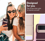Противоударен Калъф за Samsung Z Flip 4, Spigen Caseology Nano Pop, Бордо (3)