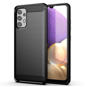 Противоударен Калъф за Samsung A13 4G, Forcell Carbon Case, Черен