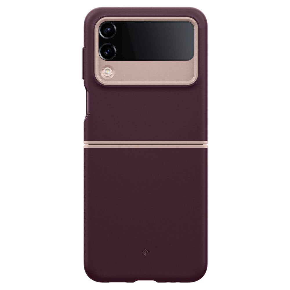 Противоударен Калъф за Samsung Z Flip 4, Spigen Caseology Nano Pop, Бордо (2)