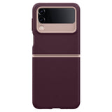 Противоударен Калъф за Samsung Z Flip 4, Spigen Caseology Nano Pop, Бордо (2)