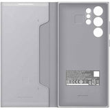 Оригинален Активен Калъф за Samsung S22 Ultra, Led View Cover Book Case EF-NS908PJE, Сив (4)