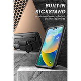 Противоударен Калъф за iPhone 14 Pro, Supcase Unicorn Beetle Pro, Черен (4)