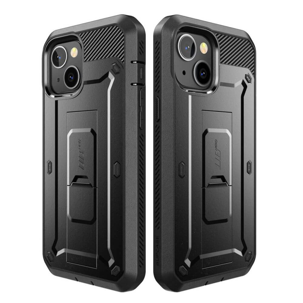 Противоударен Калъф за iPhone 14, Supcase Unicorn Beetle Pro, Черен (2)