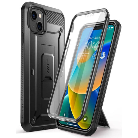 Противоударен Калъф за iPhone 14, Supcase Unicorn Beetle Pro, Черен