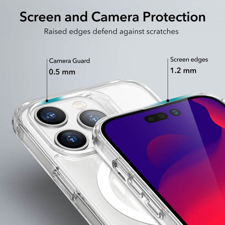 Magsafe Калъф за iPhone 14 Pro, ESR Classic Hybrid Magnetic Case, Прозрачен (6)