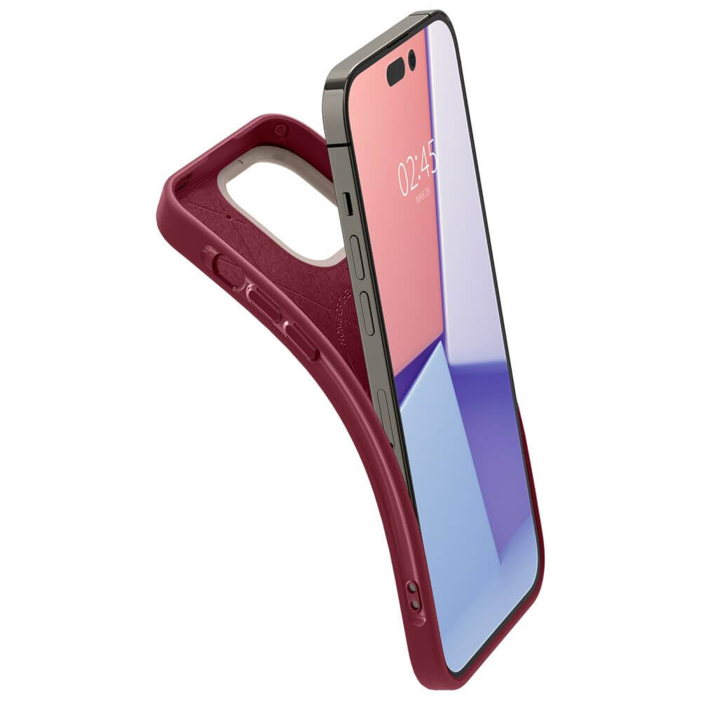 Magsafe Силиконов Калъф за iPhone 14 Pro, Spigen Cyrill Ultra Color Case, Червен (6)