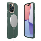 Magsafe Силиконов Калъф за iPhone 14 Pro Max, Spigen Cyrill Ultra Color Case, Зелен (7)