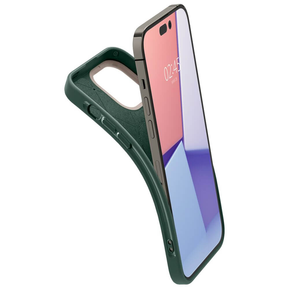 Magsafe Силиконов Калъф за iPhone 14 Pro Max, Spigen Cyrill Ultra Color Case, Зелен (6)