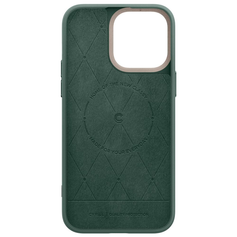 Magsafe Силиконов Калъф за iPhone 14 Pro, Spigen Cyrill Ultra Color Case, Зелен (4)