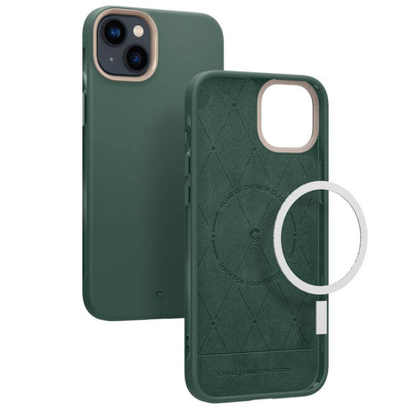 Magsafe Силиконов Калъф за iPhone 14 Plus, Spigen Cyrill Ultra Color Case, Зелен (8)