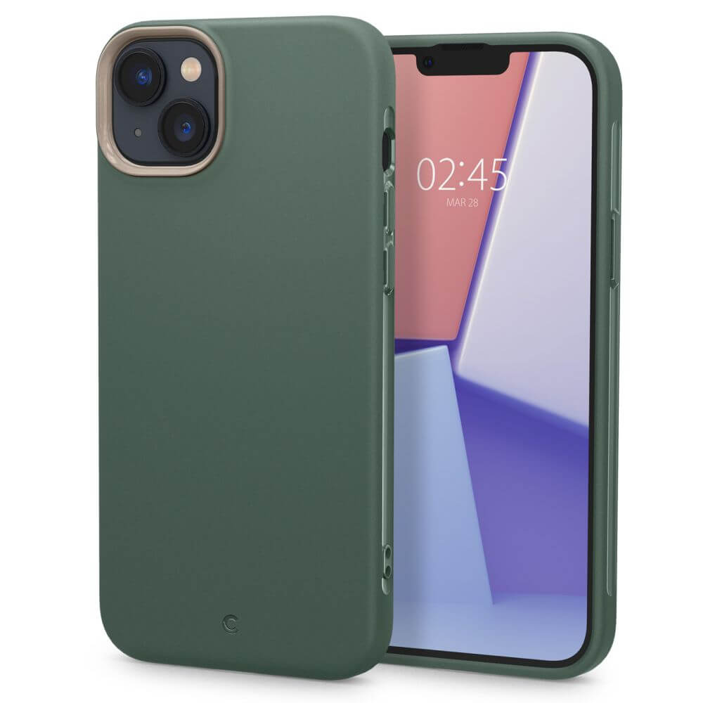 Magsafe Силиконов Калъф за iPhone 14 Plus, Spigen Cyrill Ultra Color Case, Зелен