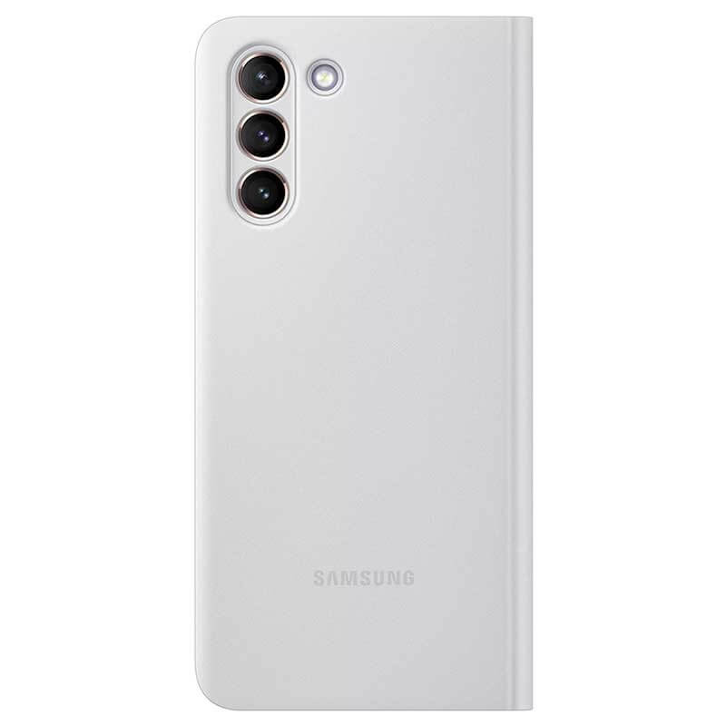 Оригинален Активен Калъф за Samsung S21 Plus Clear View Cover Book Case EF-ZG996CJEGEE, Сив (4)