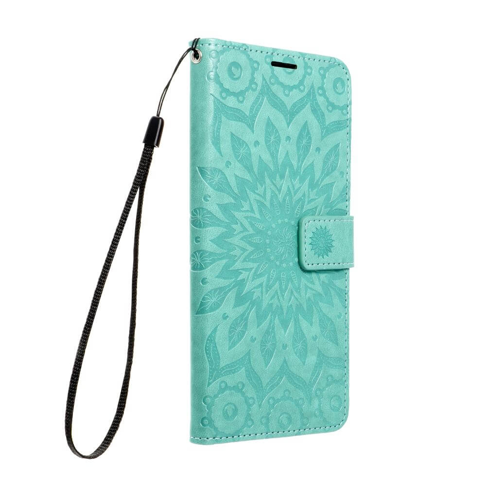 Кожен Калъф за Samsung S23 Plus, Forcell Mezzo Book Case Sun, Зелен (2)